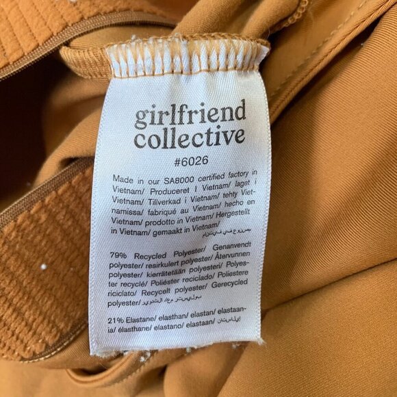 The Girlfriend Collective sleeveless pants unitard fitted jumpsuit outfit romper - Picture 6 of 9